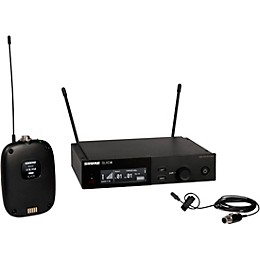 Open Box Shure SLXD14/DL4 Wireless System With SLXD1 Bodypack Transmitter, SLXD4 Receiver and DL4B Lavalier Microphone, Black Level 2 Band G58 197881150815