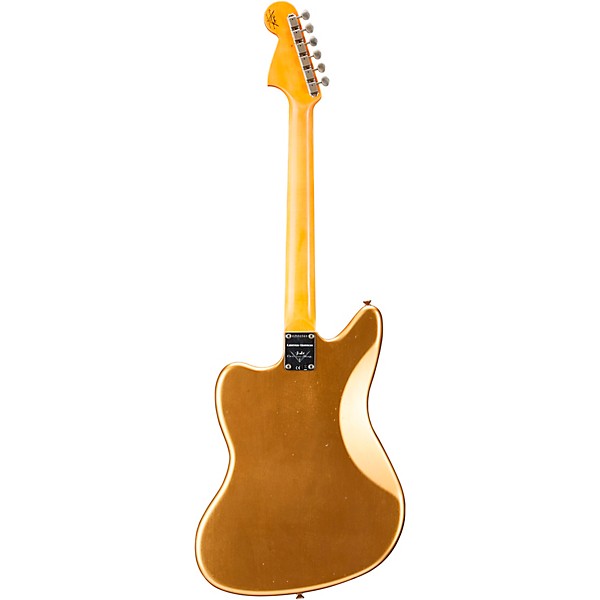 Fender Custom Shop 1963 Jaguar Journeyman Relic Electric Guitar Aged Aztec Gold