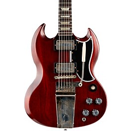 Gibson Custom Murphy Lab 1964 SG Standard Reissue With Maestro Ultra Light Aged Electric Guitar Cherry Red