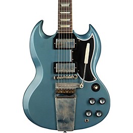 Gibson Custom Murphy Lab 1964 SG Standard Reissue With Maestro Ultra Light Aged Electric Guitar Pelham Blue