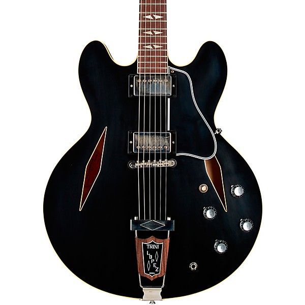 Gibson Custom 1964 Trini Lopez Standard Reissue Ultra-Light Aged Semi-Hollow Electric Guitar Ebony