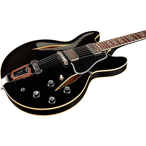 Gibson Custom 1964 Trini Lopez Standard Reissue Ultra-Light Aged Semi-Hollow Electric Guitar Ebony