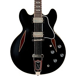 Gibson Custom 1964 Trini Lopez Standard Reissue Ultra-Light Aged Semi-Hollow Electric Guitar Ebony