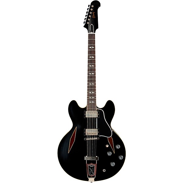 Gibson Custom 1964 Trini Lopez Standard Reissue Ultra-Light Aged Semi-Hollow Electric Guitar Ebony