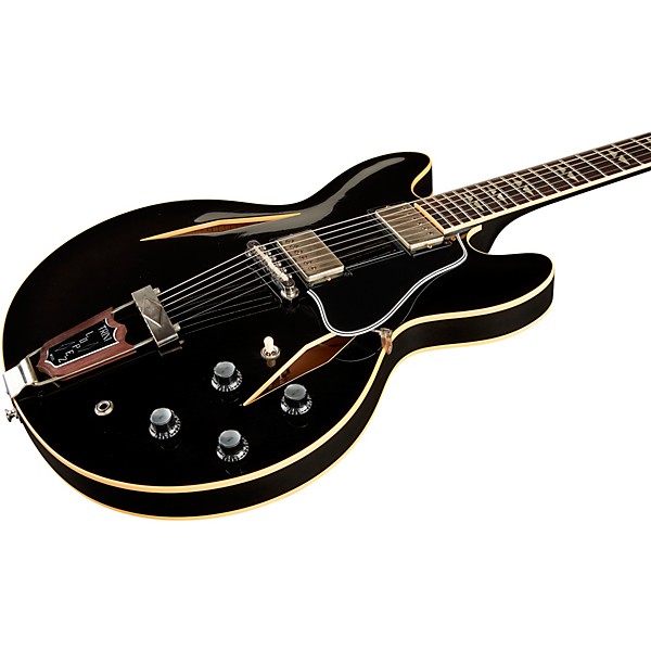 Gibson Custom 1964 Trini Lopez Standard Reissue Ultra-Light Aged Semi-Hollow Electric Guitar Ebony