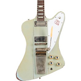 Gibson Custom Murphy Lab 1963 Firebird V With Maestro Vibrola Heavy Aged Electric Guitar Antique Frost Blue