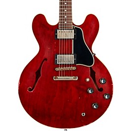 Gibson Custom Murphy Lab 1961 ES-335 Reissue Heavy Aged Semi-Hollow Electric Guitar Cherry