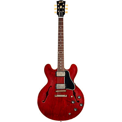 Gibson Custom Murphy Lab 1961 Es-335 Reissue Heavy Aged Semi-Hollow Electric Guitar Cherry for sale