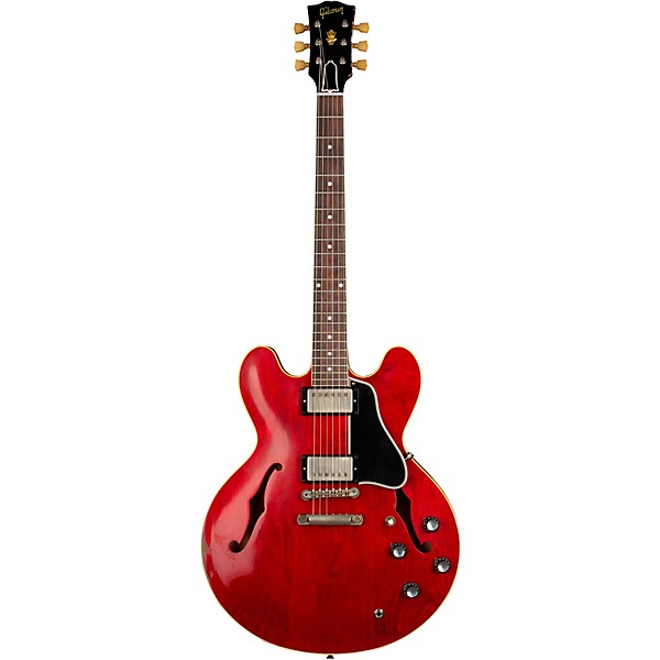 Gibson Custom Murphy Lab 1961 ES-335 Reissue Heavy Aged Semi-Hollow Electric Guitar Cherry