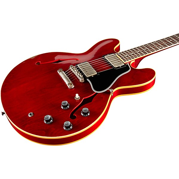 Gibson Custom Murphy Lab 1961 ES-335 Reissue Heavy Aged Semi-Hollow Electric Guitar Cherry