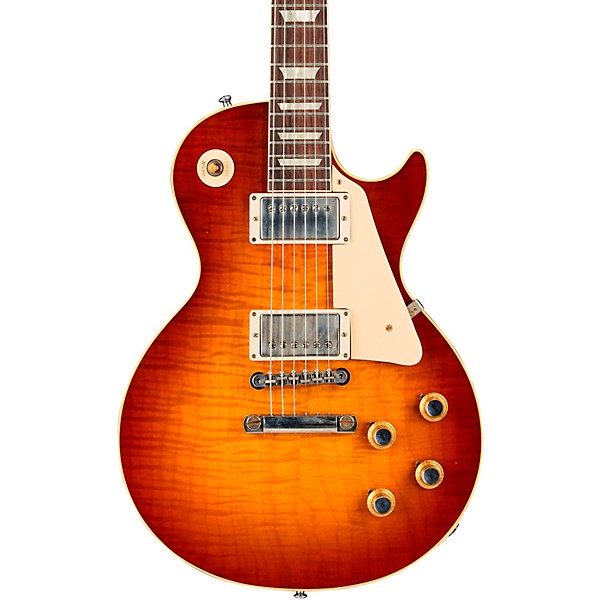 Gibson Murphy Lab 1960 Les Paul Reissue Ultra Light Aged Electric Guitar Wide Tomato Burst | Guitar Center