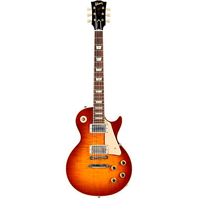 Gibson Custom Murphy Lab 1960 Les Paul Standard Reissue Ultra Light Aged Electric Guitar Wide Tomato Burst for sale