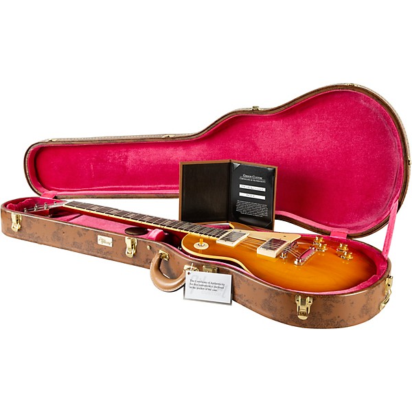 Gibson Custom Murphy Lab 1960 Les Paul Standard Reissue Ultra Light Aged Electric Guitar Wide Tomato Burst