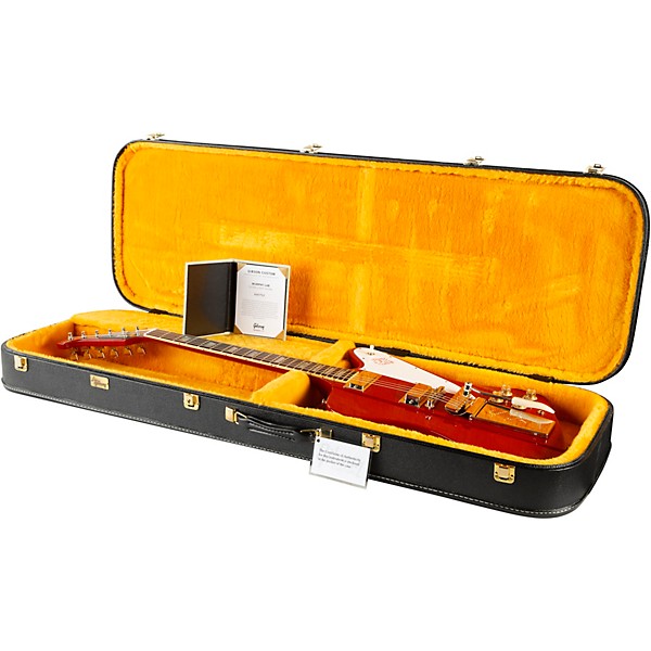 Gibson Custom Murphy Lab 1963 Firebird V With Maestro Vibrola Ultra Light Aged Electric Guitar Ember Red