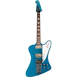 Gibson Custom Murphy Lab 1963 Firebird V With Maestro Vibrola Ultra Light Aged Electric Guitar Pelham Blue