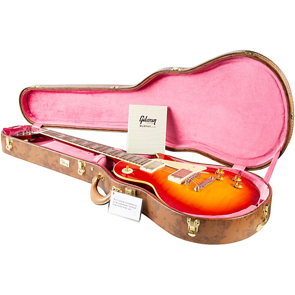 Gibson Custom Murphy Lab 1959 Les Paul Standard Reissue Ultra Light Aged Electric Guitar Sunrise Tea Burst