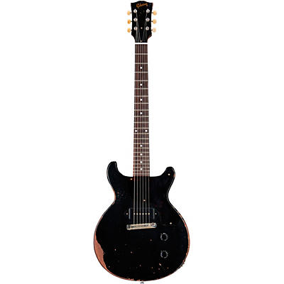 Gibson Custom Murphy Lab 1960 Les Paul Junior Double-Cut Reissue Ultra Heavy Aged Electric Guitar Ebony for sale