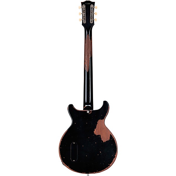 Gibson Custom Murphy Lab 1960 Les Paul Junior Double-Cut Reissue Ultra Heavy Aged Electric Guitar Ebony