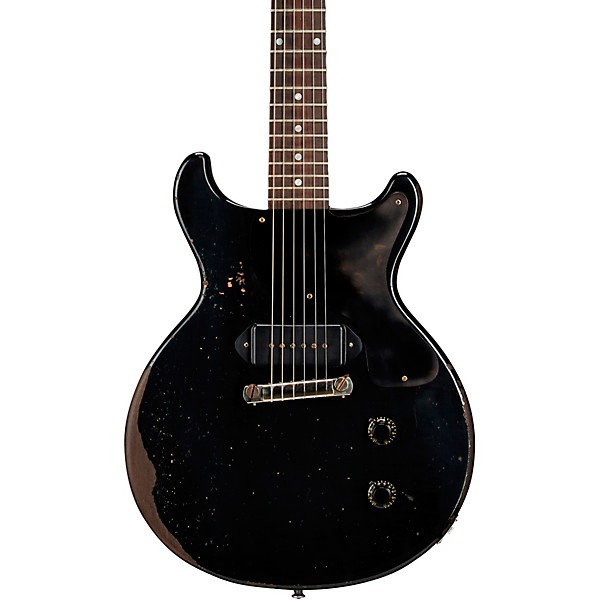 Gibson Custom Murphy Lab 1960 Les Paul Junior Double-Cut Reissue Ultra Heavy Aged Electric Guitar Ebony