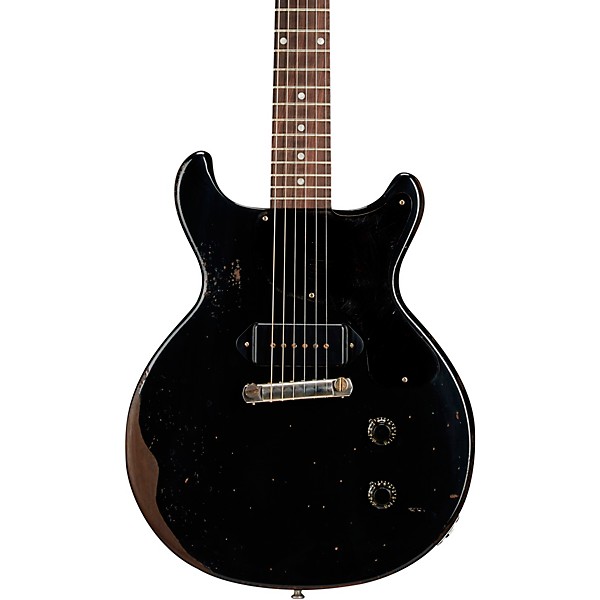 Gibson Custom Murphy Lab 1960 Les Paul Junior Double-Cut Reissue Ultra Heavy Aged Electric Guitar Ebony