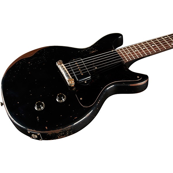 Gibson Custom Murphy Lab 1960 Les Paul Junior Double-Cut Reissue Ultra Heavy Aged Electric Guitar Ebony