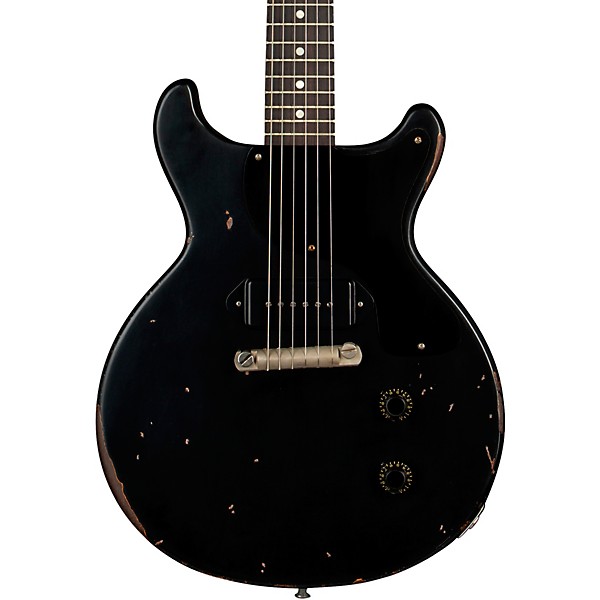 Gibson Custom Murphy Lab 1960 Les Paul Junior Double-Cut Reissue Ultra Heavy Aged Electric Guitar Ebony