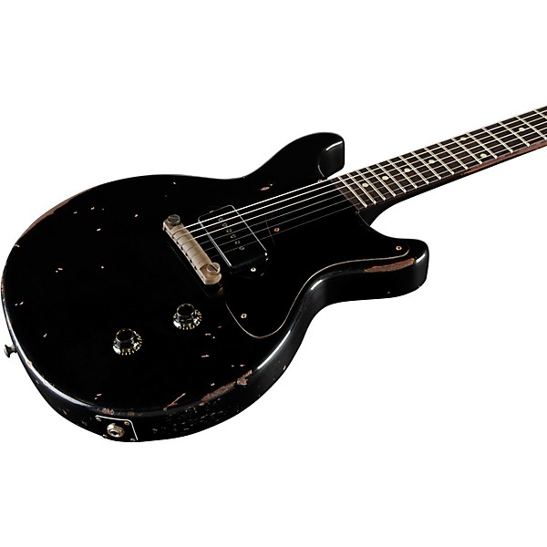 Gibson Custom Murphy Lab 1960 Les Paul Junior Double-Cut Reissue Ultra Heavy Aged Electric Guitar Ebony