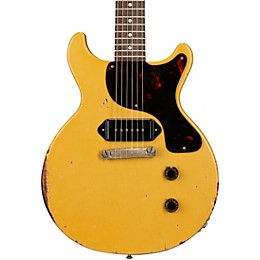 Gibson Custom Murphy Lab 1960 Les Paul Junior Double-Cut Reissue Ultra Heavy Aged Electric Guitar TV Yellow
