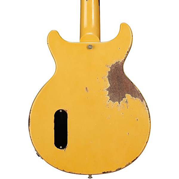 Gibson Custom Murphy Lab 1960 Les Paul Junior Double-Cut Reissue Ultra Heavy Aged Electric Guitar TV Yellow