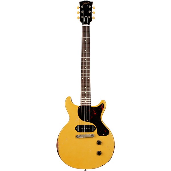 Gibson Custom Murphy Lab 1960 Les Paul Junior Double-Cut Reissue Ultra Heavy Aged Electric Guitar TV Yellow