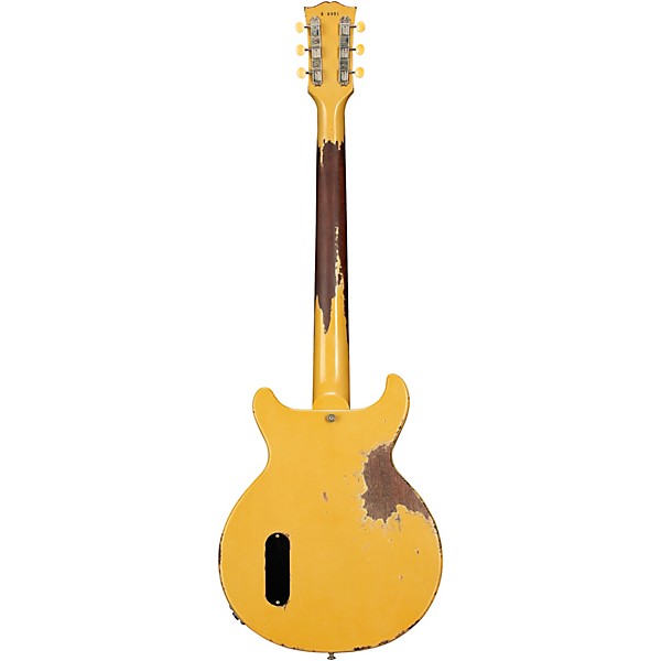 Gibson Custom Murphy Lab 1960 Les Paul Junior Double-Cut Reissue Ultra Heavy Aged Electric Guitar TV Yellow