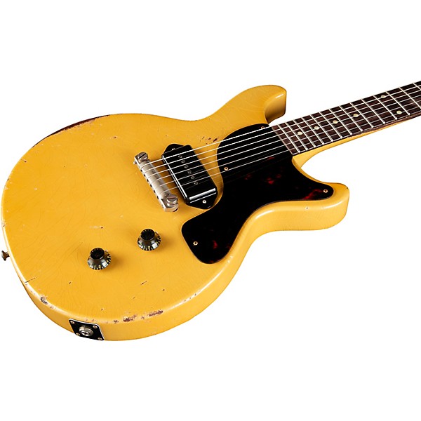 Gibson Custom Murphy Lab 1960 Les Paul Junior Double-Cut Reissue Ultra Heavy Aged Electric Guitar TV Yellow