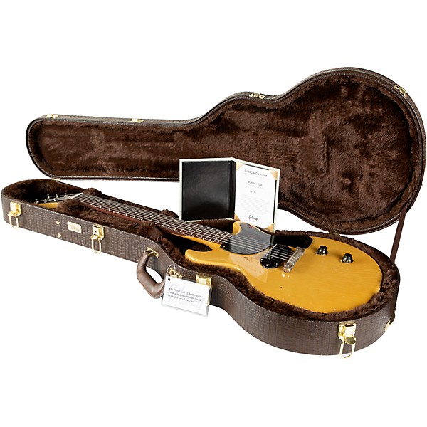 Gibson Custom Murphy Lab 1960 Les Paul Junior Double-Cut Reissue Ultra Heavy Aged Electric Guitar TV Yellow