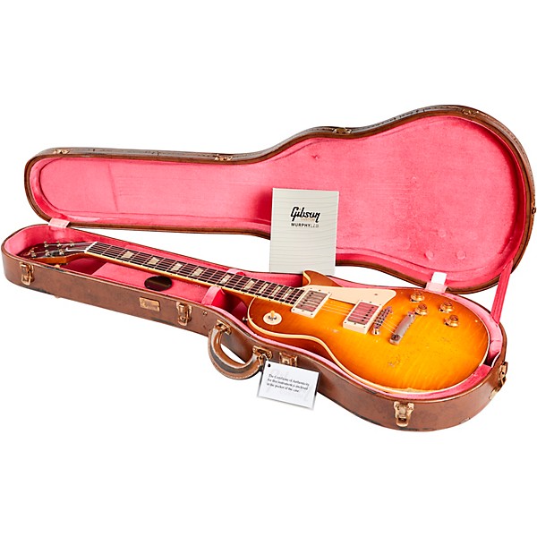 Gibson Custom Murphy Lab 1959 Les Paul Standard Reissue Ultra Heavy Aged Electric Guitar Lemon Burst