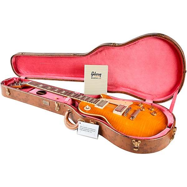 Gibson Custom Murphy Lab 1959 Les Paul Standard Reissue Ultra Heavy Aged Electric Guitar Lemon Burst