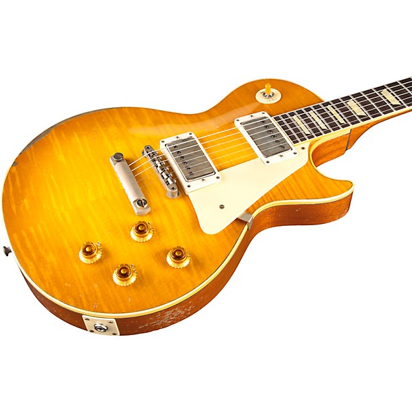 Gibson Custom Murphy Lab 1959 Les Paul Standard Reissue Ultra Heavy Aged Electric Guitar Lemon Burst