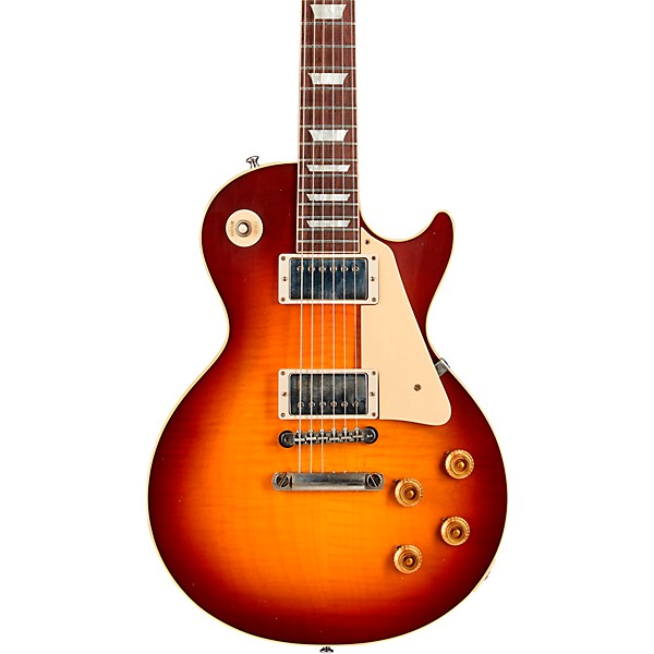 Gibson Custom Murphy Lab 1959 Les Paul Standard Reissue Light Aged Electric Guitar Cherry Teaburst