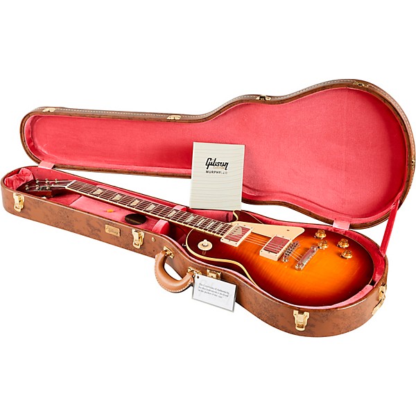 Gibson Custom Murphy Lab 1959 Les Paul Standard Reissue Light Aged Electric Guitar Cherry Teaburst