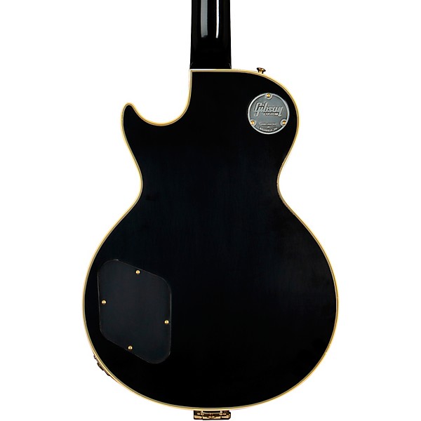 Gibson Custom Murphy Lab 1957 Les Paul Custom Reissue 3-Pickup Bigsby Light Aged Electric Guitar Ebony