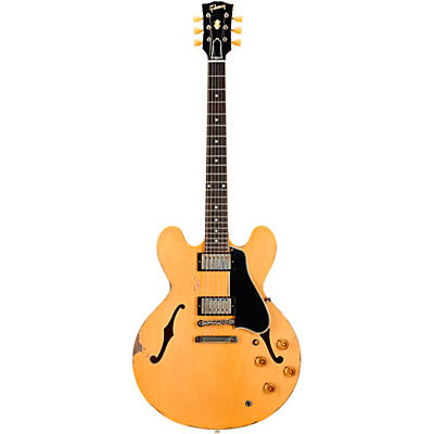 Gibson Custom Murphy Lab 1959 Es-335 Reissue Ultra Heavy Aged Semi-Hollow Electric Guitar Vintage Natural for sale