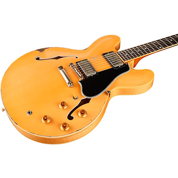 Gibson Custom Murphy Lab 1959 ES-335 Reissue Ultra Heavy Aged Semi-Hollow Electric Guitar Vintage Natural