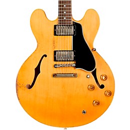 Gibson Custom Murphy Lab 1959 ES-335 Reissue Ultra Heavy Aged Semi-Hollow Electric Guitar Vintage Natural