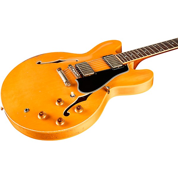 Gibson Custom Murphy Lab 1959 ES-335 Reissue Ultra Heavy Aged Semi-Hollow Electric Guitar Vintage Natural