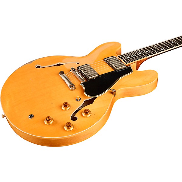 Gibson Custom Murphy Lab 1959 ES-335 Reissue Ultra Heavy Aged Semi-Hollow Electric Guitar Vintage Natural