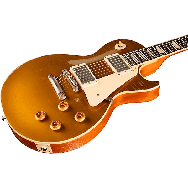 Gibson Custom Murphy Lab 1957 Les Paul Goldtop Reissue Ultra Heavy Aged Electric Guitar Double Gold