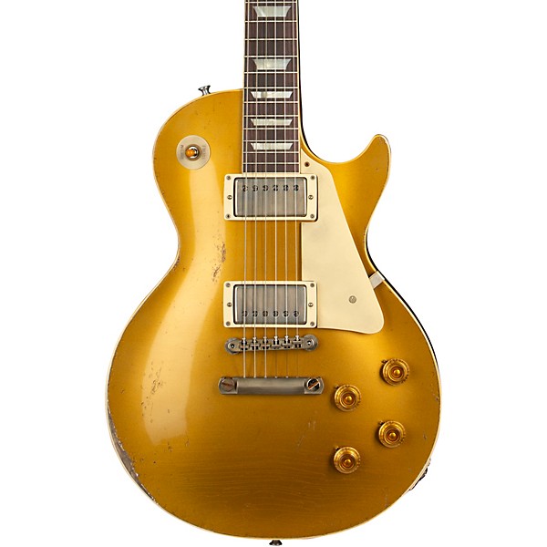 Gibson Custom Murphy Lab 1957 Les Paul Goldtop Reissue Ultra Heavy Aged Electric Guitar Double Gold