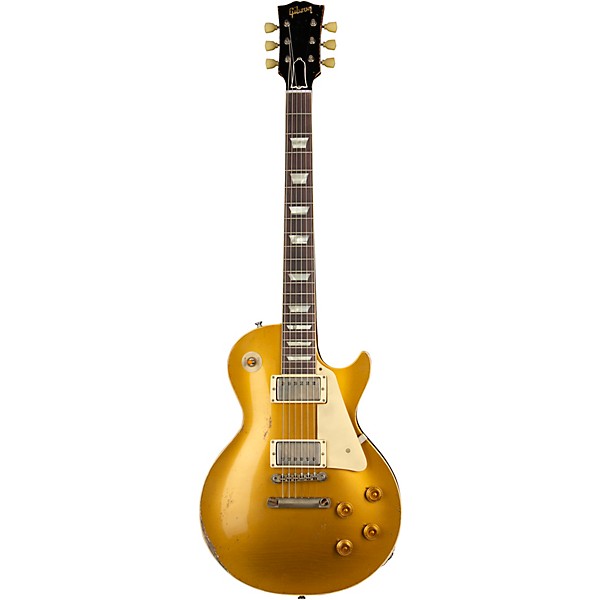 Gibson Custom Murphy Lab 1957 Les Paul Goldtop Reissue Ultra Heavy Aged Electric Guitar Double Gold