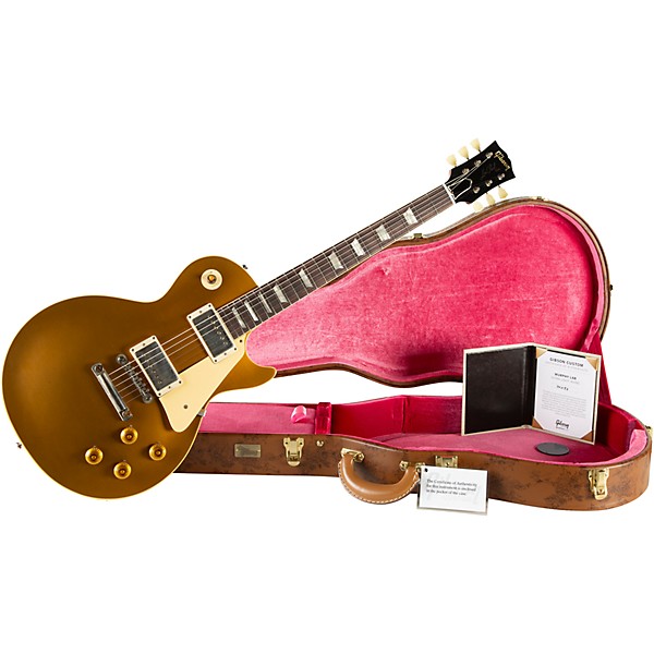 Gibson Custom Murphy Lab 1957 Les Paul Goldtop Reissue Ultra Light Aged Electric Guitar Double Gold