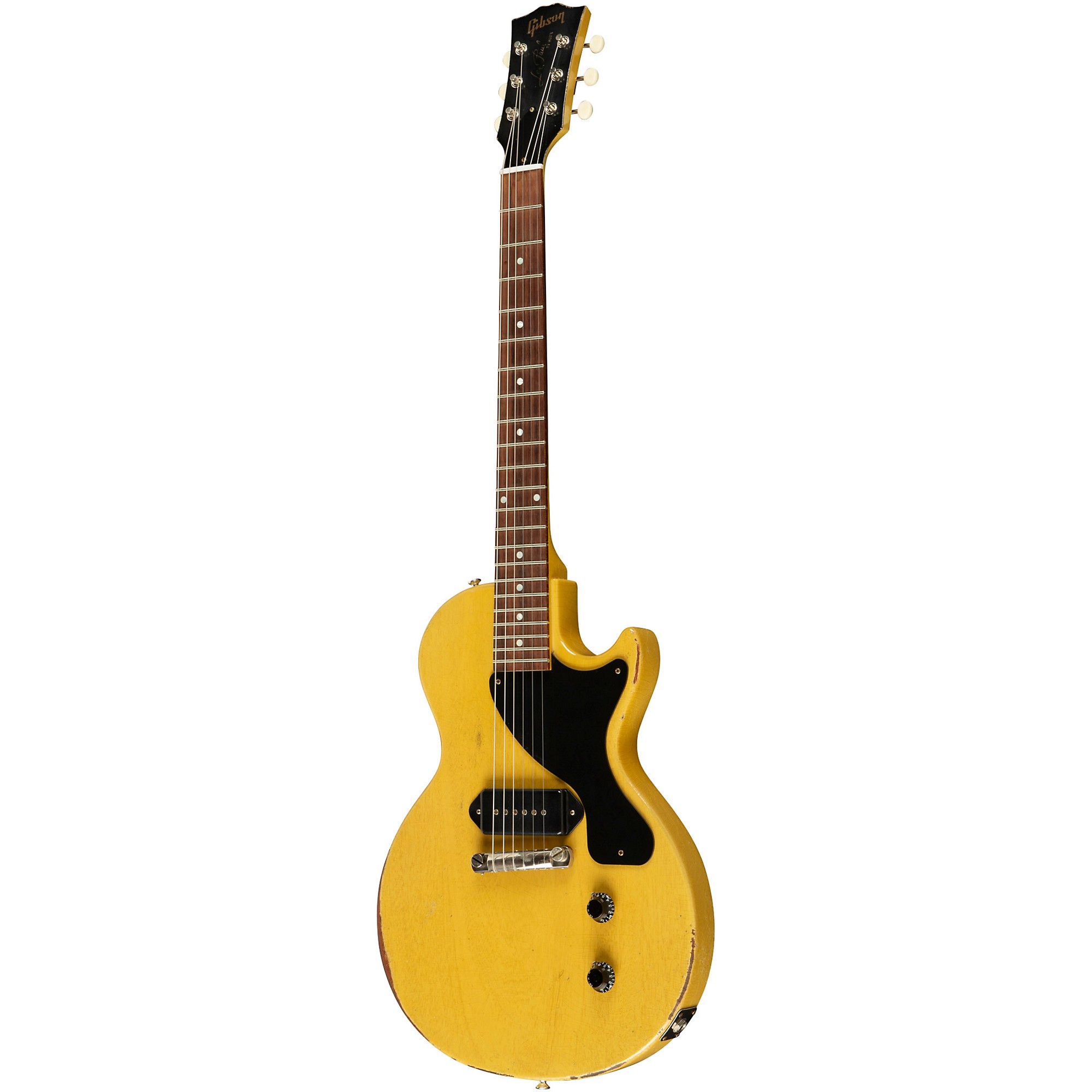 78 gfc LPJS-57-2PU-BIGSBY Yellow アウトレット Platinum Gibson Custom Murphy Lab 1957 Les Paul Junior Single-Cut