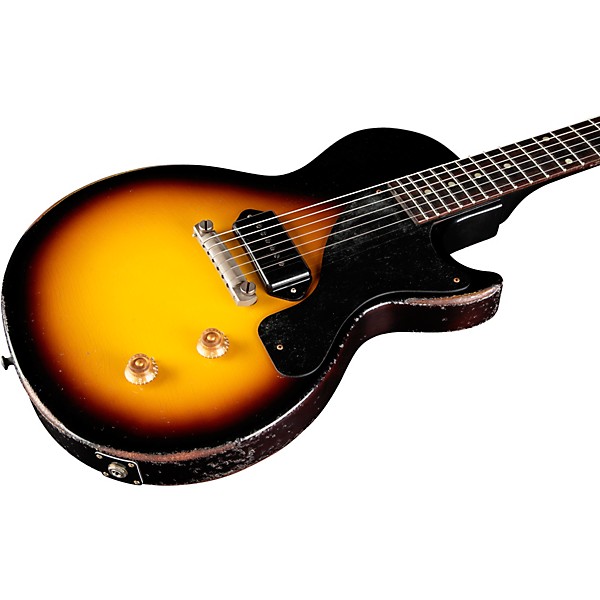 Gibson Custom Murphy Lab 1957 Les Paul Junior Single-Cut Reissue Heavy Aged Electric Guitar Vintage Sunburst